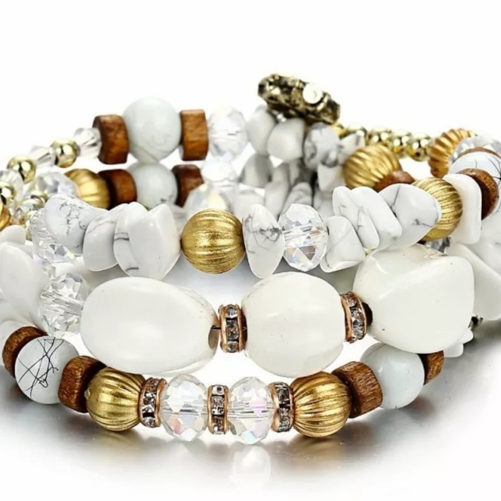 Stone Crystal Bracelet Bangle